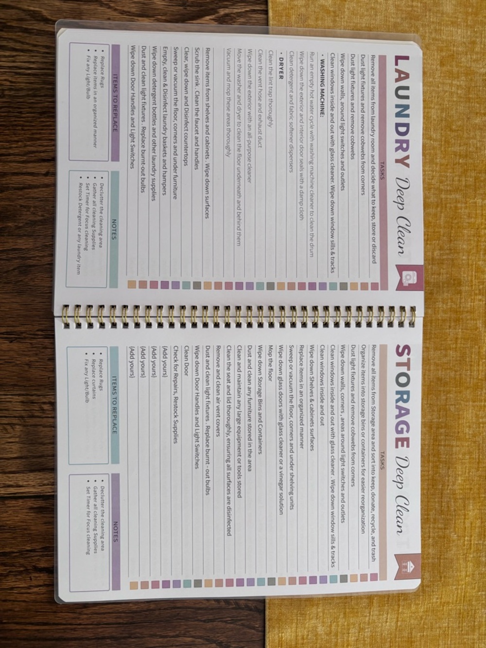 ADHD Cleaning Schedule & Checklist Notebook - Picture 3 of 8